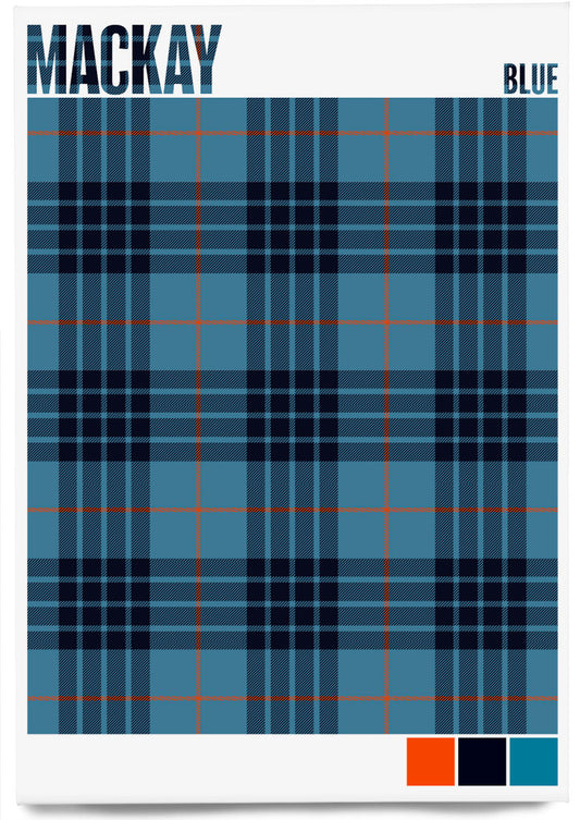 Mackay Blue Ancient tartan – magnet