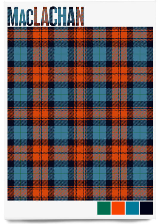 MacLachan Ancient tartan – magnet