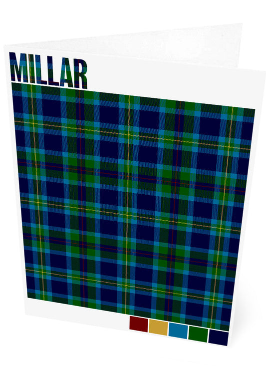 Millar Modern tartan – set of two cards