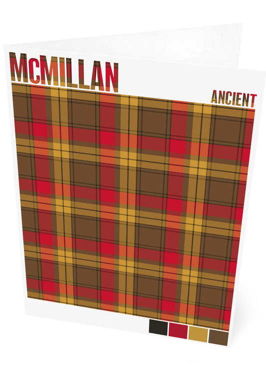 McMillan Ancient Weathered tartan – set of two cards