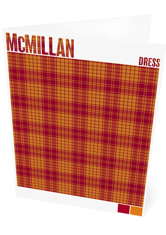 McMillan Dress Muted tartan – set of two cards