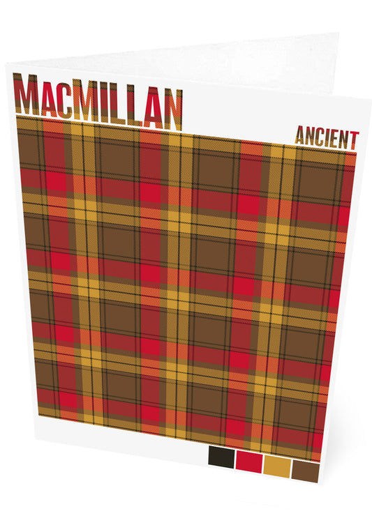 MacMillan Ancient Weathered tartan – set of two cards