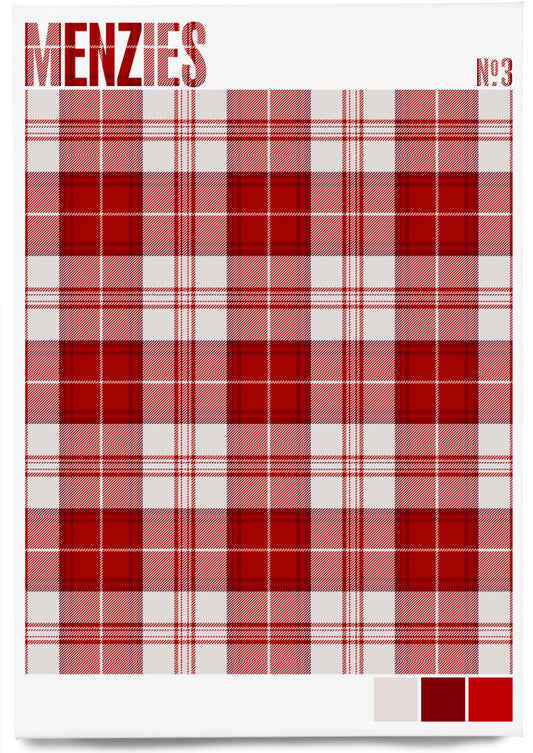 Menzies #3 Modern tartan – magnet