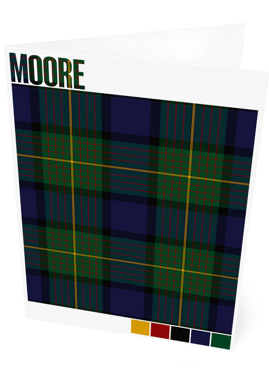 Moore Modern tartan – set of two cards