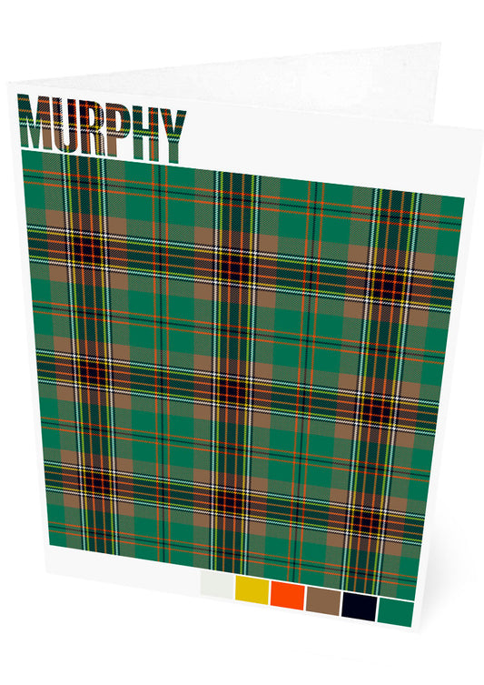 Murphy Ancient tartan – set of two cards