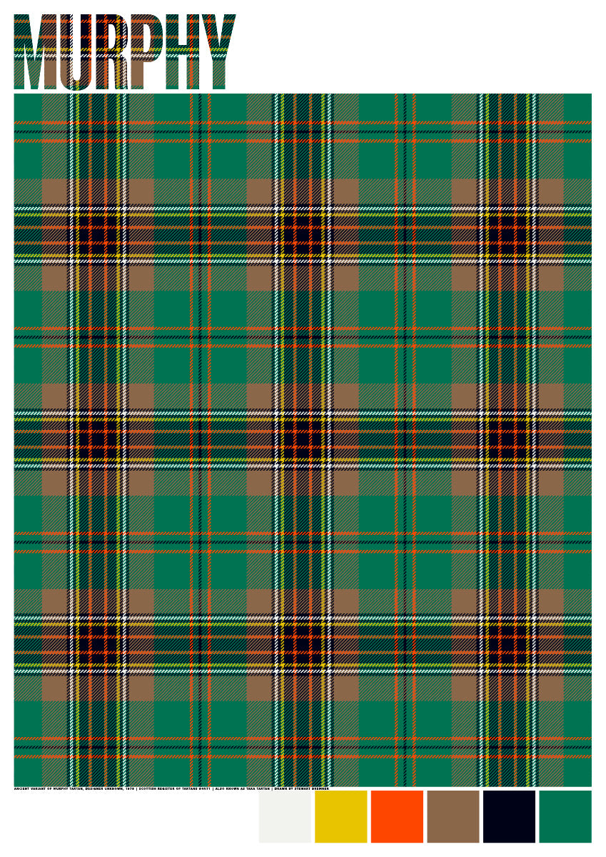 Murphy Ancient tartan – giclée print