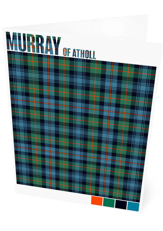 Murray of Atholl Ancient tartan – set of two cards