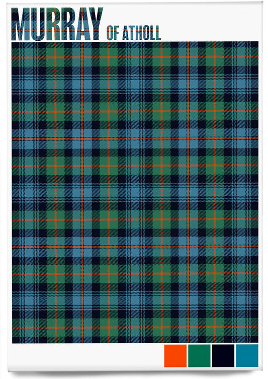 Murray of Atholl Ancient tartan – magnet