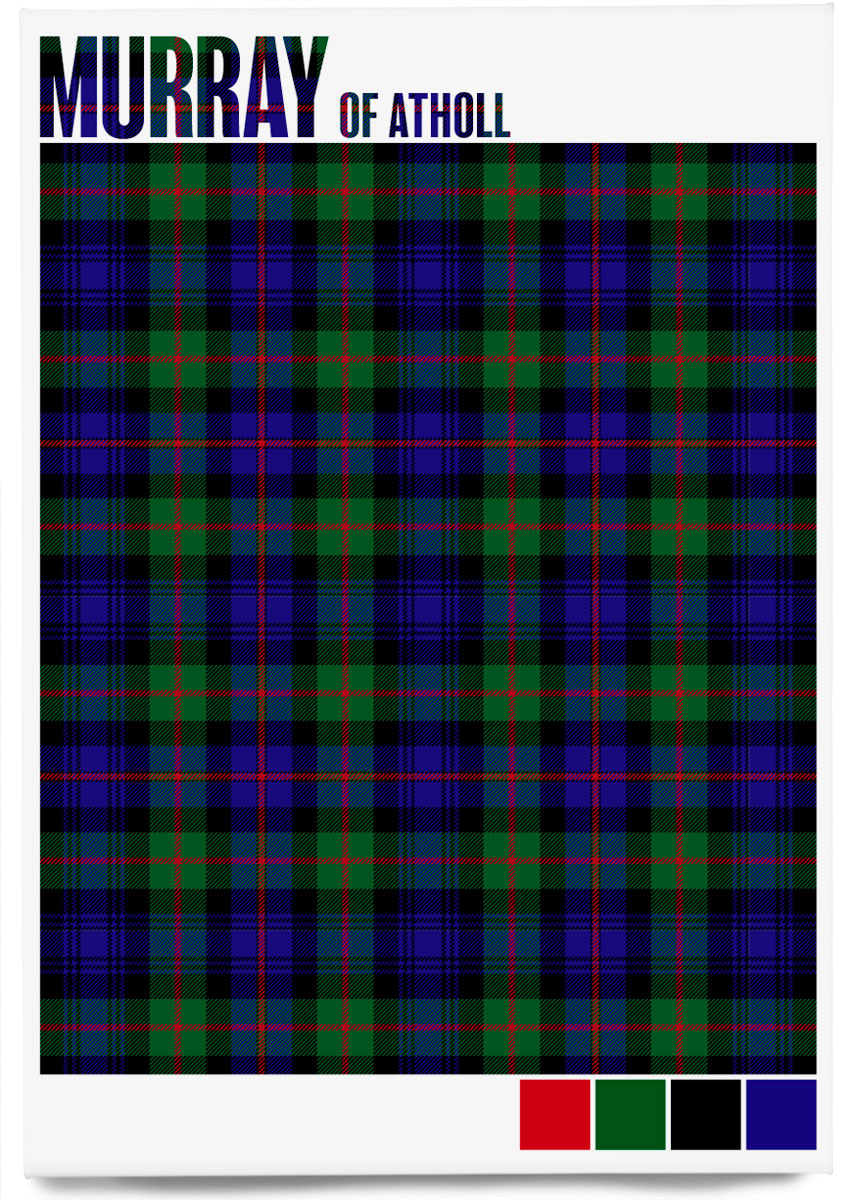 Murray of Atholl Modern tartan – magnet