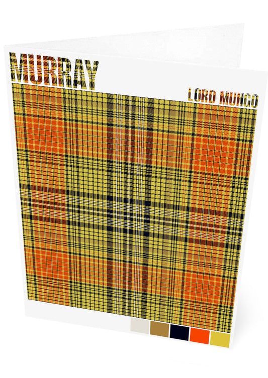 Murray, Lord Mungo Ancient tartan – set of two cards