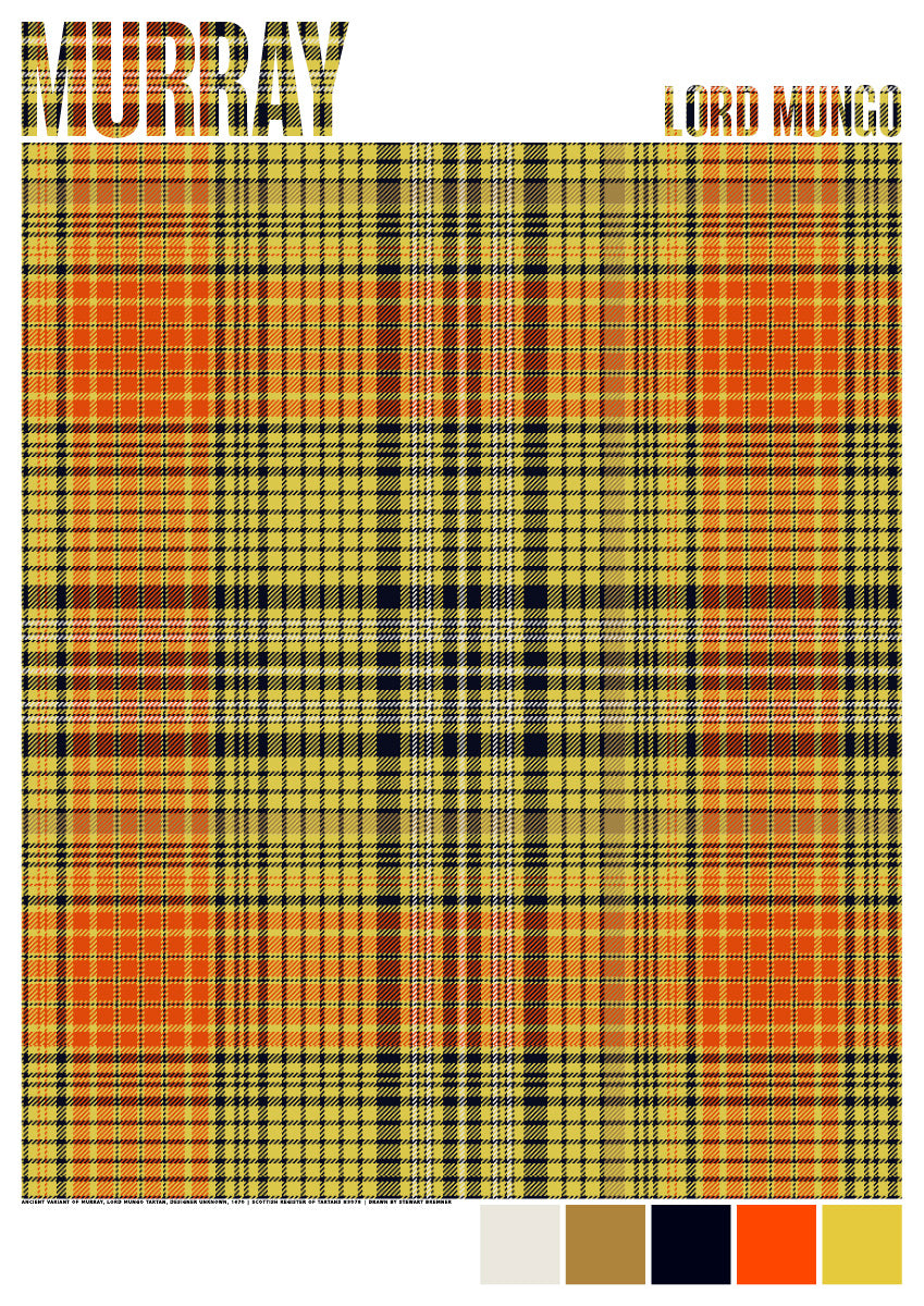 Murray, Lord Mungo Ancient tartan – giclée print