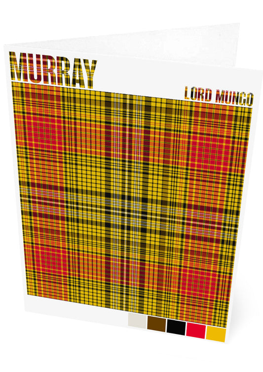 Murray, Lord Mungo Modern tartan – set of two cards