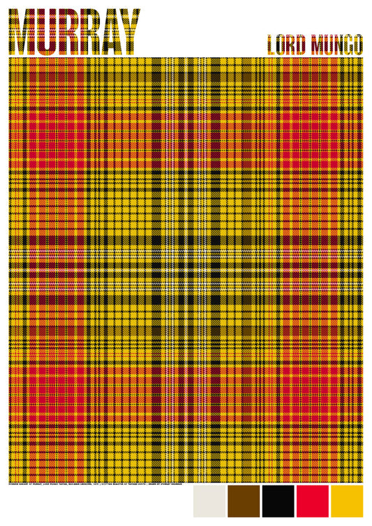 Murray, Lord Mungo Modern tartan – poster