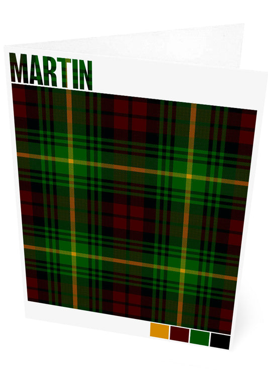 Martin Modern tartan – set of two cards