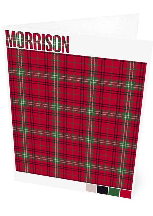 Morrison Muted tartan – set of two cards