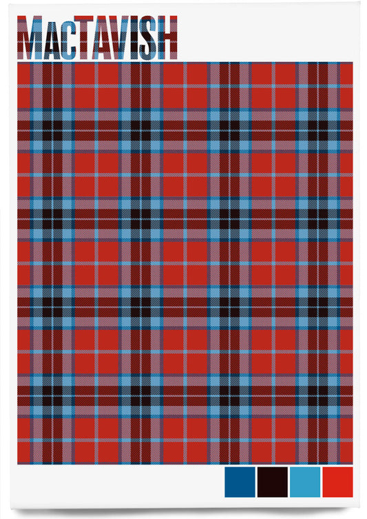 MacTavish Modern tartan – magnet