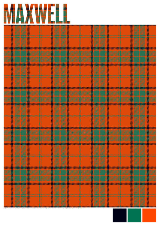 Maxwell Ancient tartan – poster