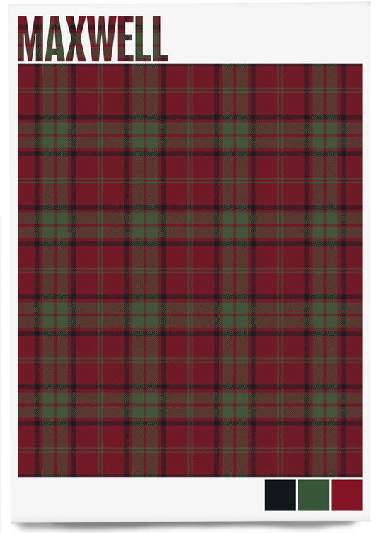 Maxwell Muted tartan – magnet