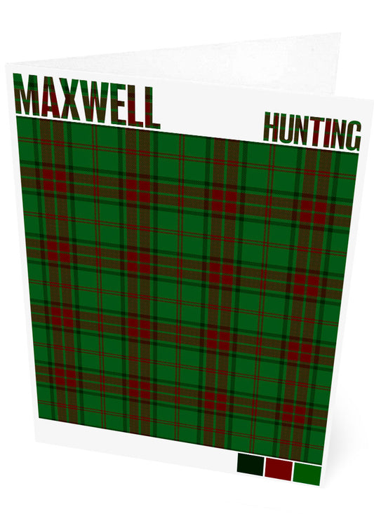 Maxwell Hunting Modern tartan – set of two cards