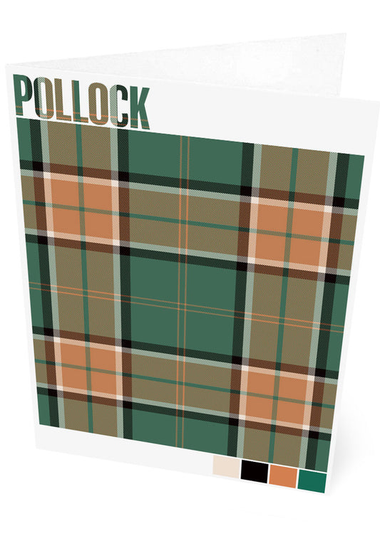 Pollock Modern tartan – set of two cards