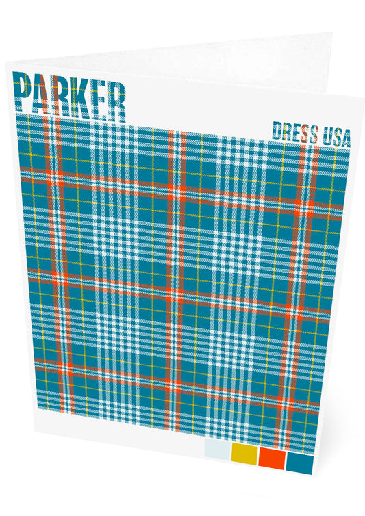 Parker Dress USA Ancient tartan – set of two cards