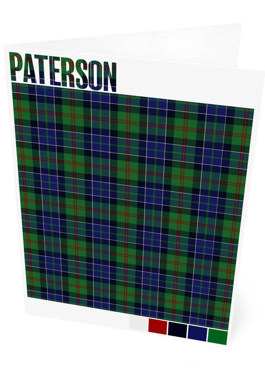 Paterson Modern tartan – set of two cards