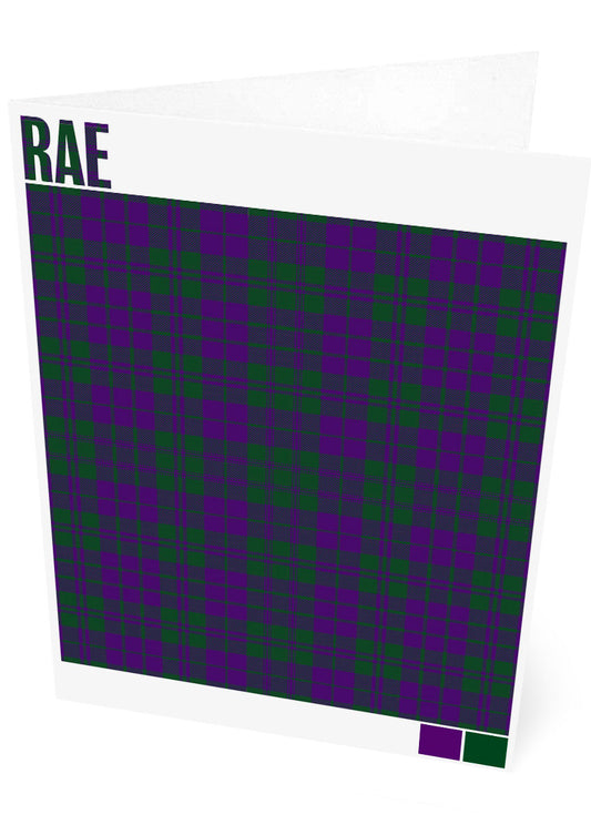 Rae Modern tartan – set of two cards