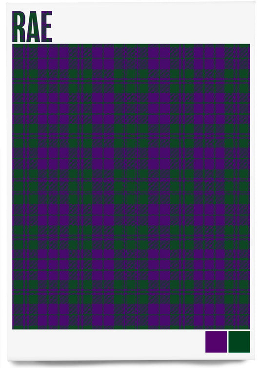 Rae Modern tartan – magnet