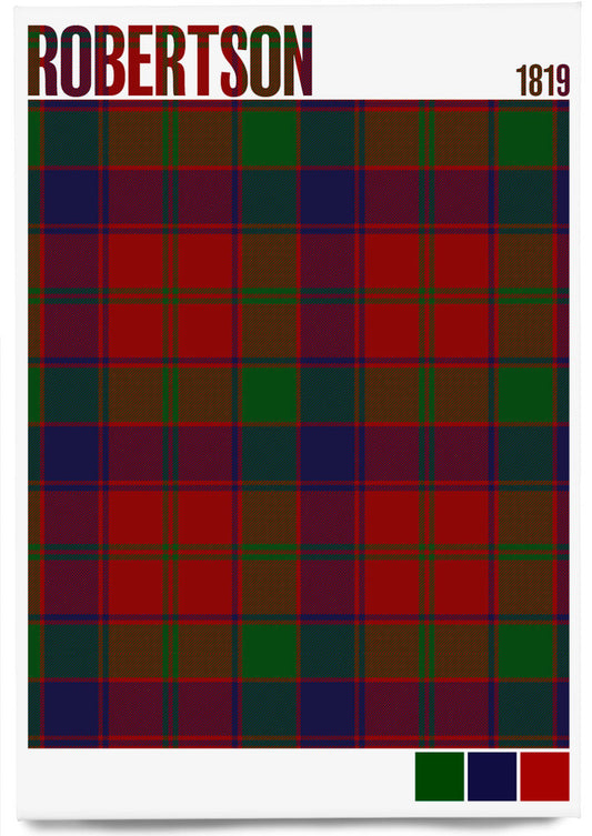 Robertson 1819 Modern tartan – magnet