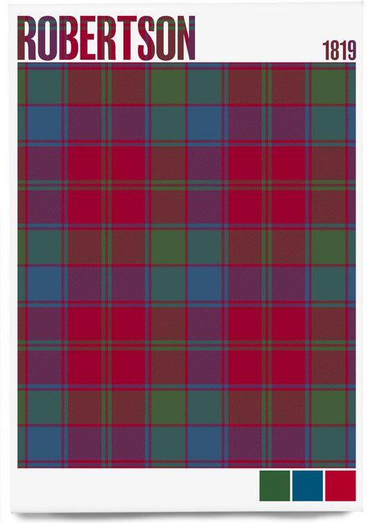 Robertson 1819 Muted tartan – magnet