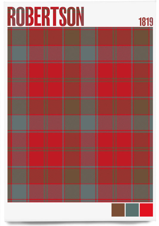 Robertson 1819 Weathered tartan – magnet