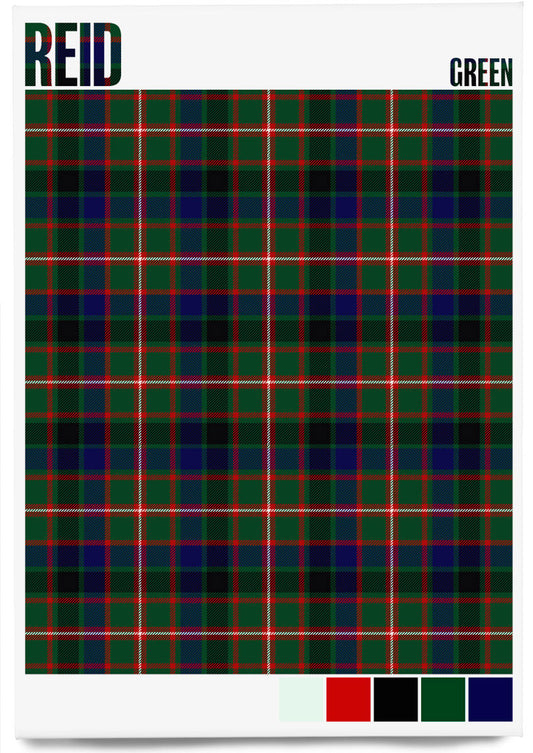 Reid Green Modern tartan – magnet