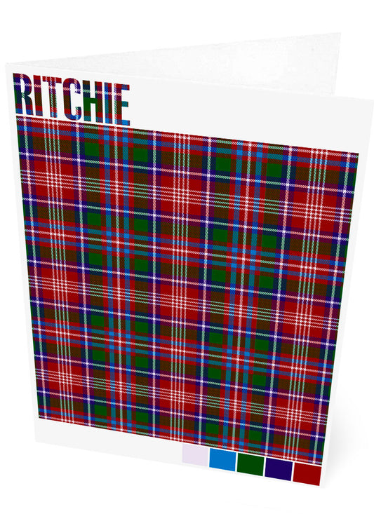 Ritchie Modern tartan – set of two cards