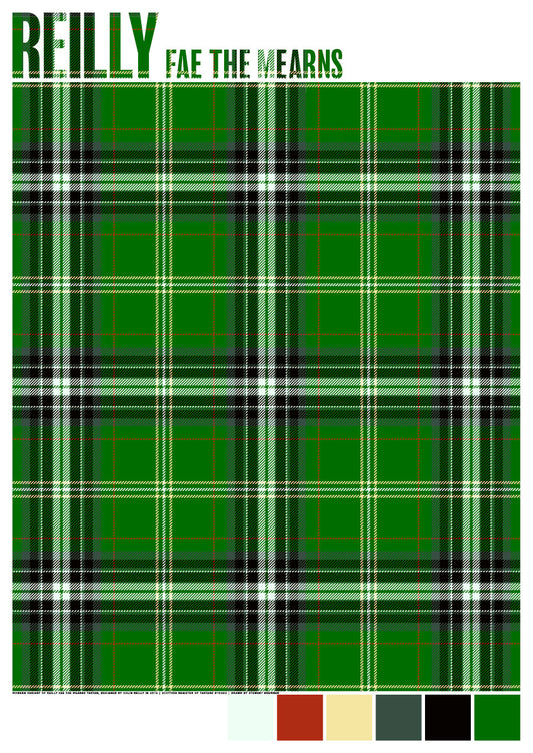 Reilly fae the Mearns Modern tartan – giclée print