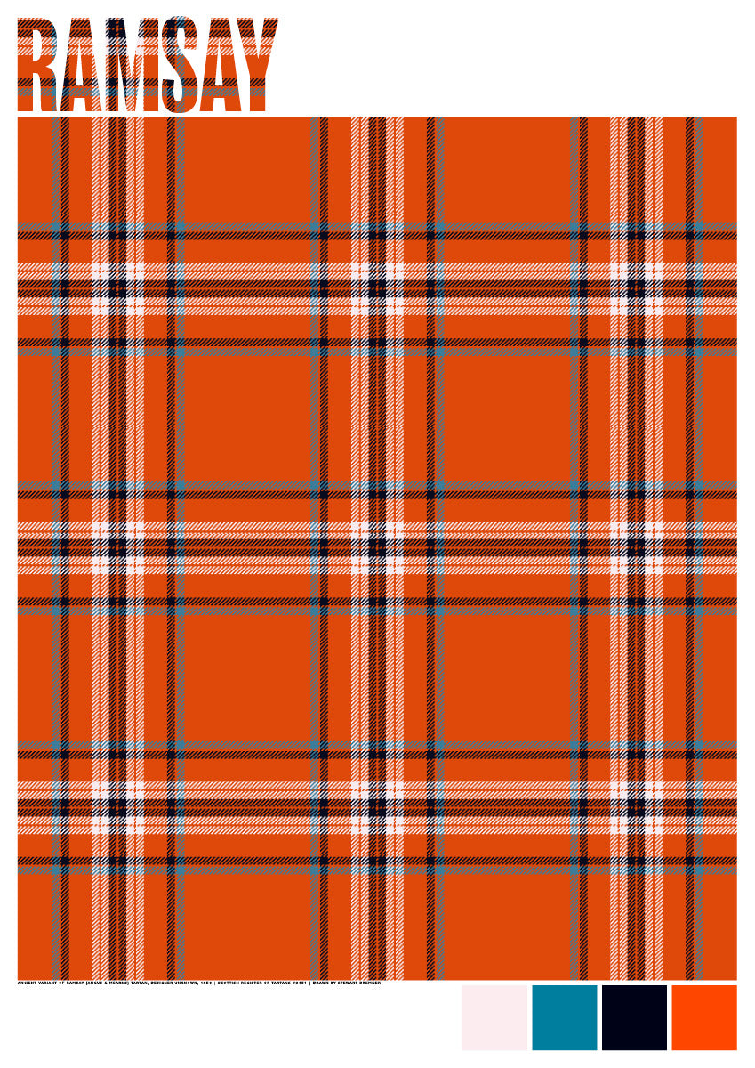 Ramsay Ancient tartan – giclée print