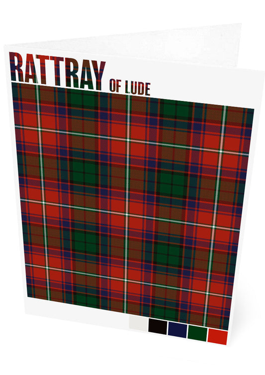 Rattray of Lude Modern tartan – set of two cards