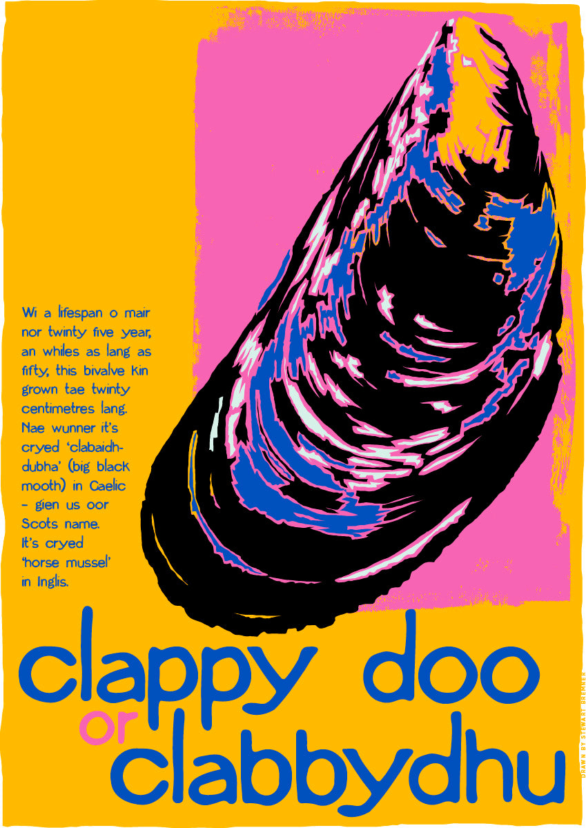 Clappy doo or clabbydhu – giclée print