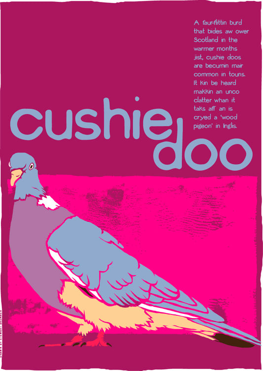 Cushie doo (red) – poster