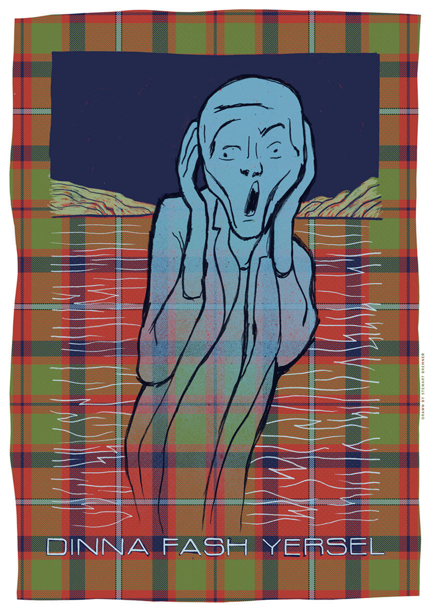 Dinna fash yersel (oan tartan) – giclée print