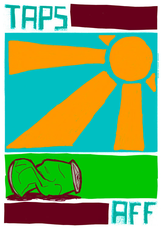 Taps aff (green) – giclée print