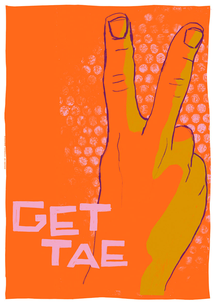 Get tae (orange) – giclée print