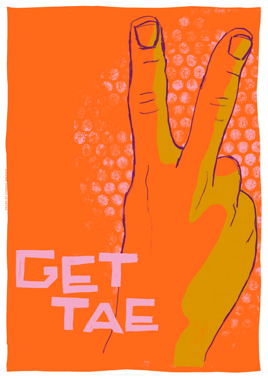Get tae (orange) – giclée print