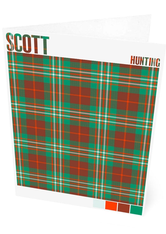 Scott Hunting Ancient tartan – set of two cards