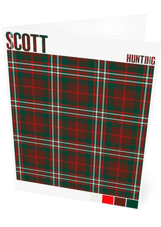 Scott Hunting Modern tartan – set of two cards