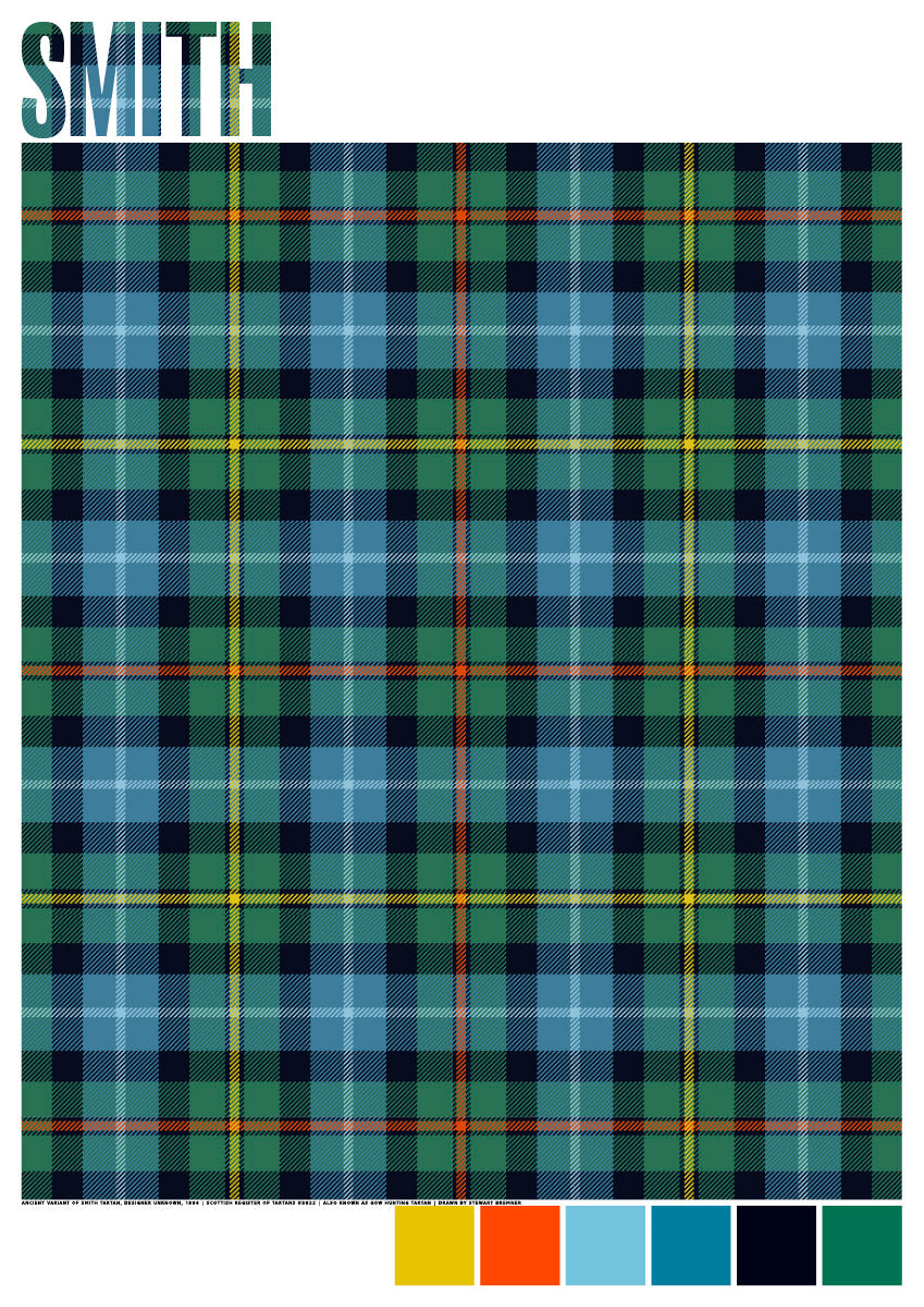 Smith Ancient tartan – giclée print