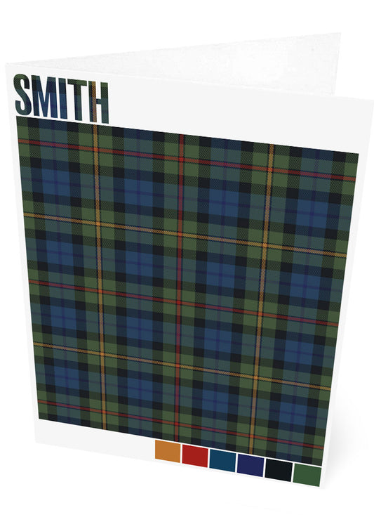 Smith Muted tartan – set of two cards