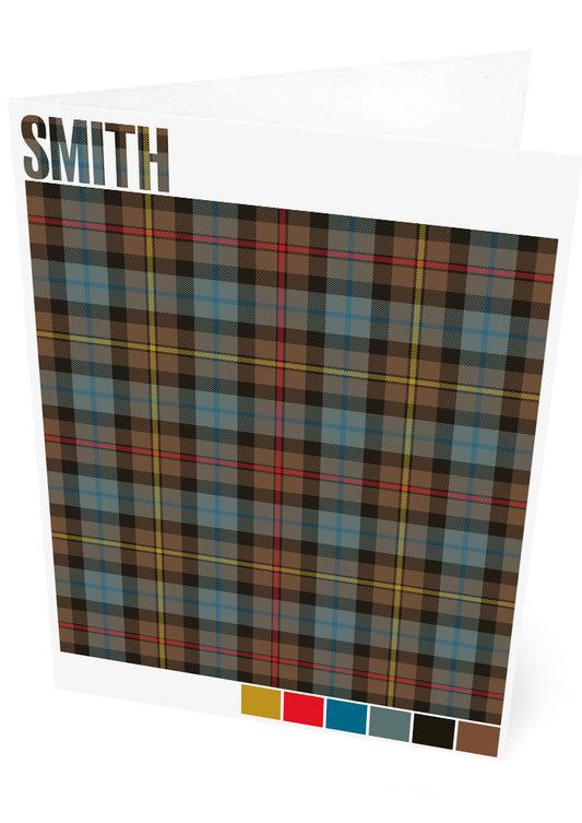 Smith Weathered tartan – set of two cards