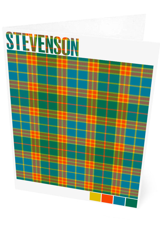 Stevenson Ancient tartan – set of two cards