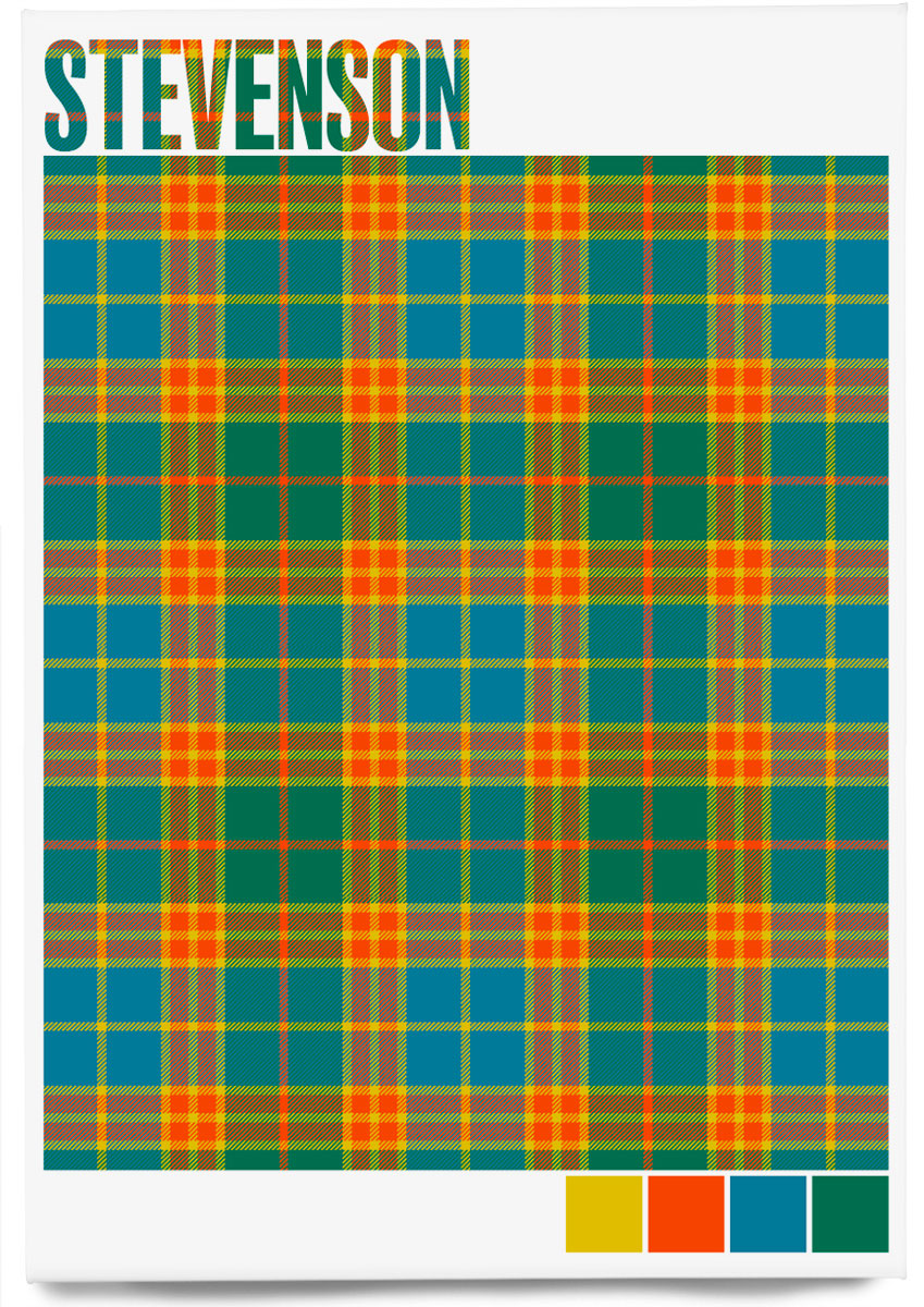 Stevenson Ancient tartan – magnet