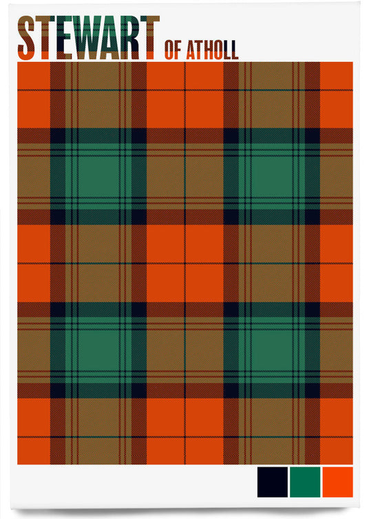 Stewart of Atholl Ancient tartan – magnet